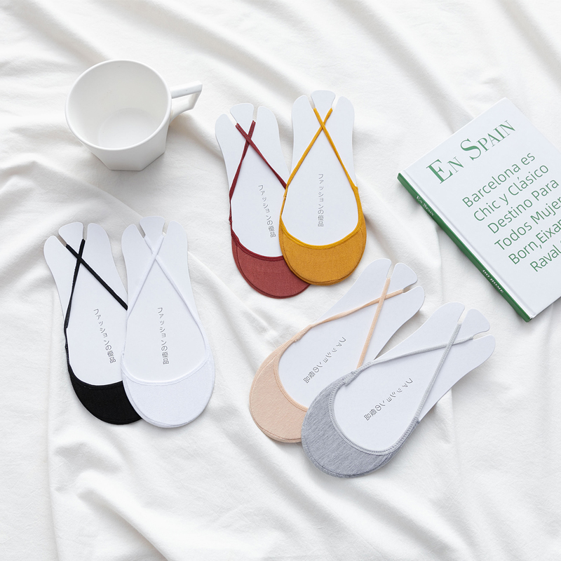 高跟鞋袜子女夏季半掌袜浅口点胶防滑棉前掌袜半截吊带船袜隐形袜