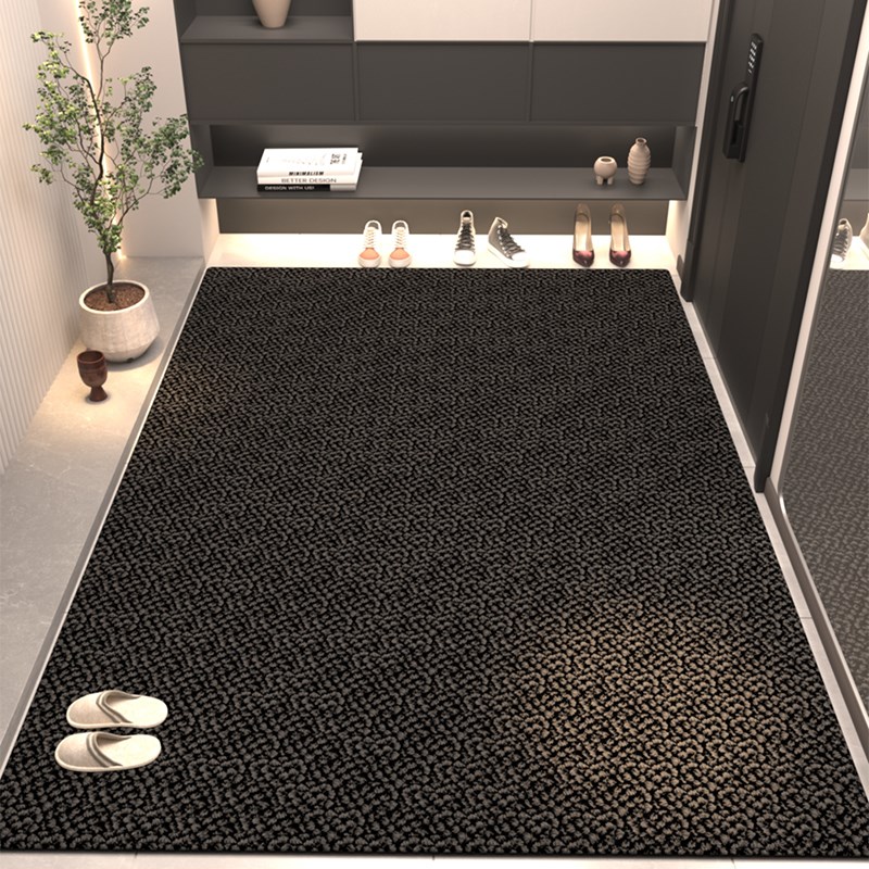 高级感入户门地垫仿剑麻地毯客厅门垫日式进门家用玄关脚垫可裁剪