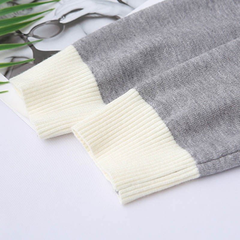 胖妹妹设计感衬衫领拼接套头毛衣女2025春装新款假两件针织衫上衣,女装/女士精品,大码内搭,淘宝优惠券,粉丝福利购,淘宝优惠卷