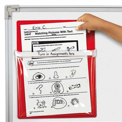 Lakeshore磁性白板收纳pvc磁性A4文件收纳袋教室收纳