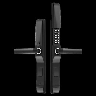 机械密码门锁户外双面防水庭院门花园门镂空栅栏院子铁艺大门锁