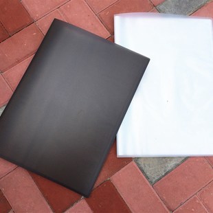 A2资料夹画册4K画夹透明多层插页袋大尺寸文件夹图纸册工程图纸夹