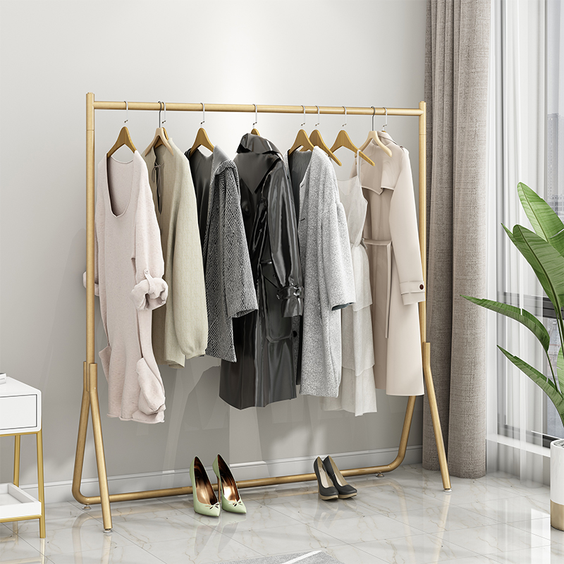 服装店展示架落地式水管衣龙门架女装直播挂衣杆摆地摊架童装货架