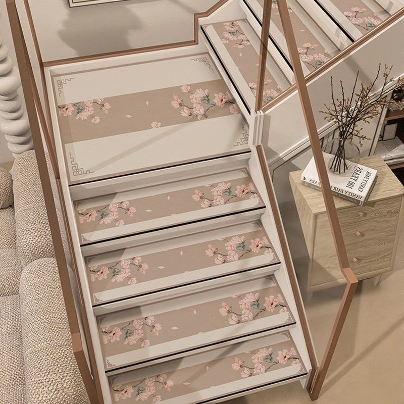 家用实木楼梯地垫定制中式柔软楼梯踏步垫免胶自粘静音台阶防滑垫,居家布艺,楼梯垫,淘宝优惠券,粉丝福利购,淘宝优惠卷