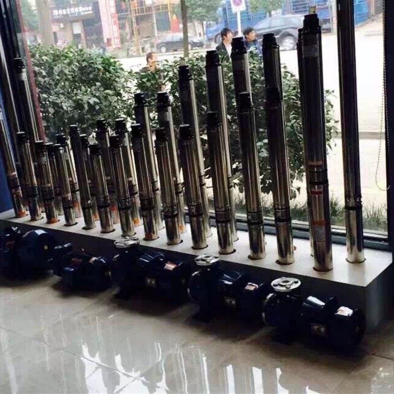 浙江大元130mm不锈钢深井泵 家用井水抽水泵深井潜水泵高扬程380V