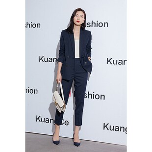 职业装女套装教师公务员律师面试西装工作服正装西服气质女神范