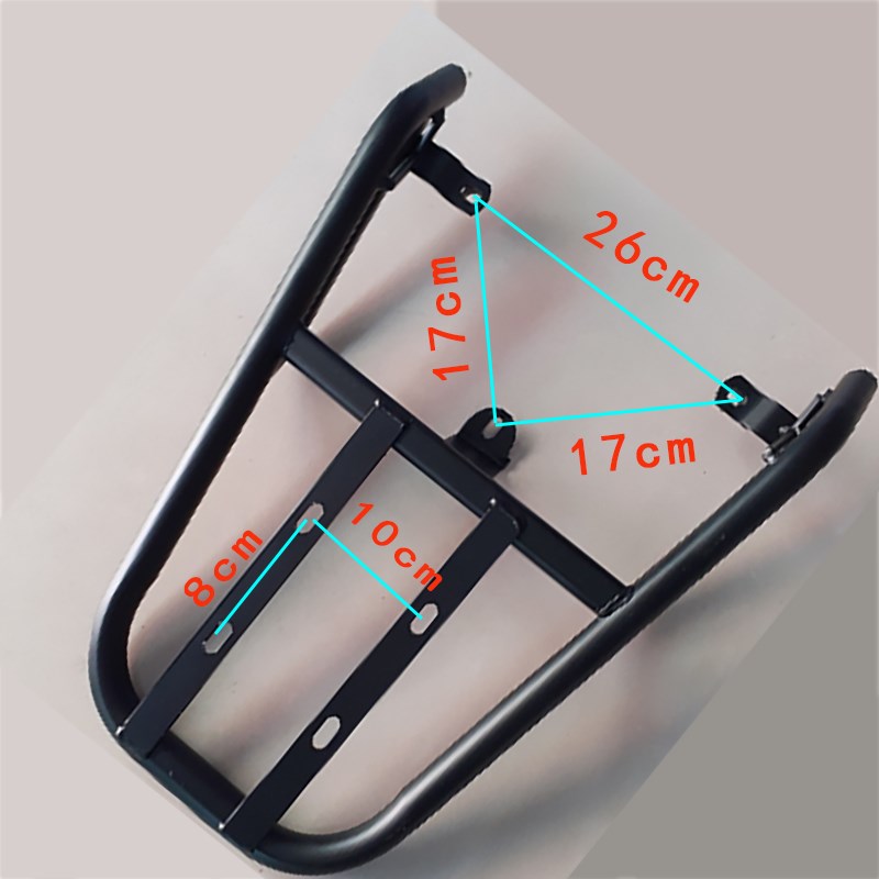 26*17尺寸H1大酷后货架外卖架一品大酷载物货架尾箱架加厚外卖架