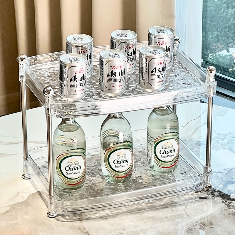 尊慕斯杯子收纳置物架桌面吧台双层沥水杯架马克杯咖啡杯茶杯托盘