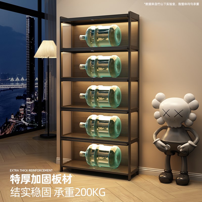 家用展示柜亚克力带锁多层模型透明玩具摆放艺术品收纳玻璃防尘柜