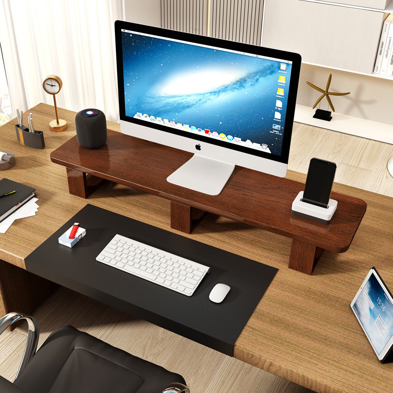 实木液晶电视机增高架客厅电视柜垫高加高支架底座收纳柜置物架子