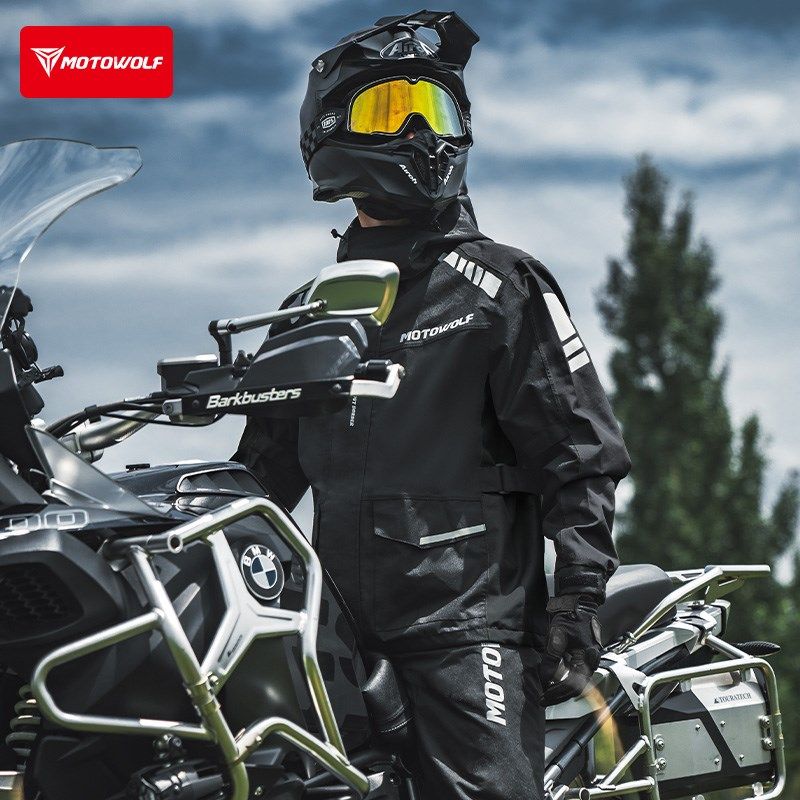 机车防水雨衣骑行冲锋衣防暴雨拉力骑行服两件式单人骑士雨披雨裤,摩托车/装备/配件,摩托车雨衣,淘宝优惠券,粉丝福利购,淘宝优惠卷