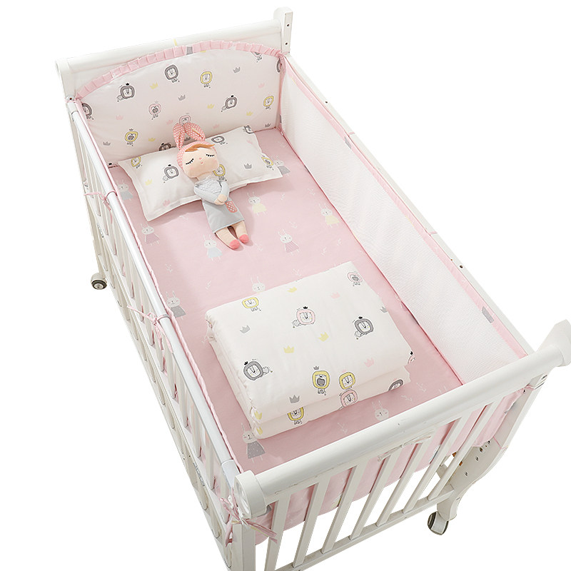 夏季婴儿床床围软包拼接挡布儿童宝宝床上用品三四五件套纯棉防撞,婴童用品,床围/床靠,淘宝优惠券,粉丝福利购,淘宝优惠卷