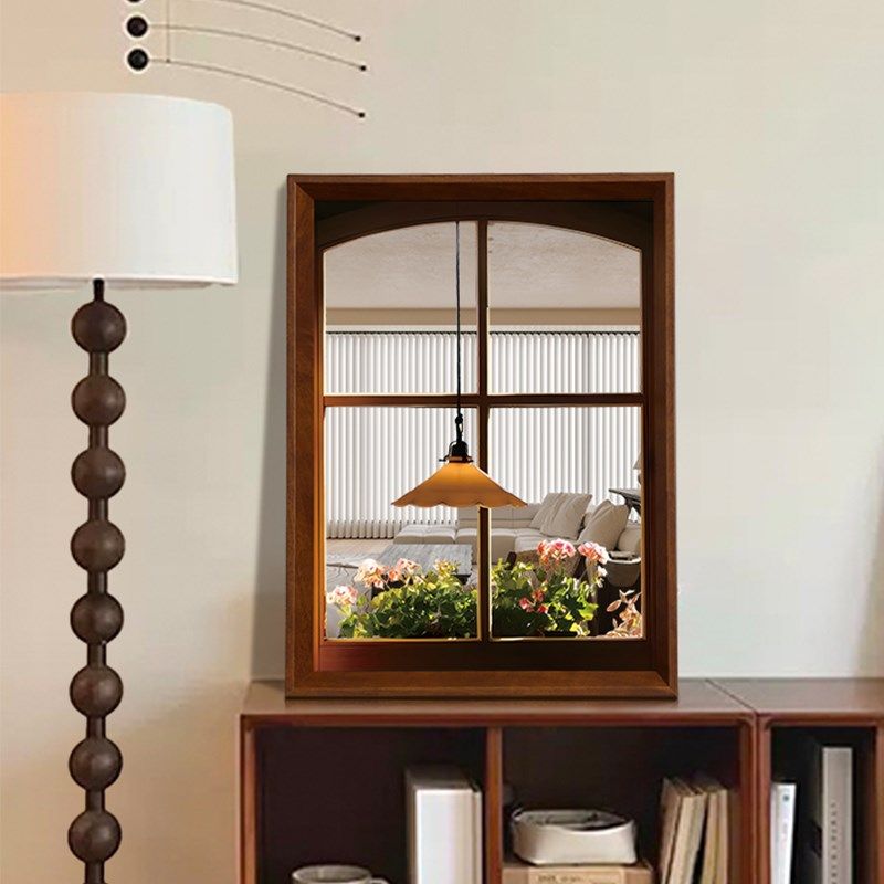 法式田园镜面装饰画窗外镜子摆件画装饰镜空间延伸客厅卧室挂画,家居饰品,镜面画,淘宝优惠券,粉丝福利购,淘宝优惠卷