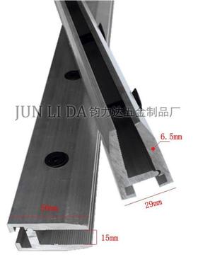 自动门滑长门夹无框夹玻璃门1米门吊夹铝合金47718免打孔门感应重