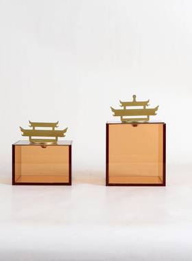 新式轻奢亚克中力柜收纳摆件版房间售楼处客样MC-TY-52厅餐边玄关