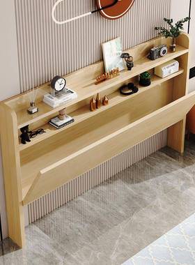 8实木床头MCVW板靠背板简易双人床单买塌塌0简约米现代软包定制22