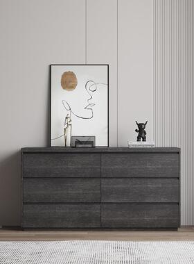 VOA小户型现代简约斗柜卧室收纳大靠墙视高档意柜式极简床尾电柜