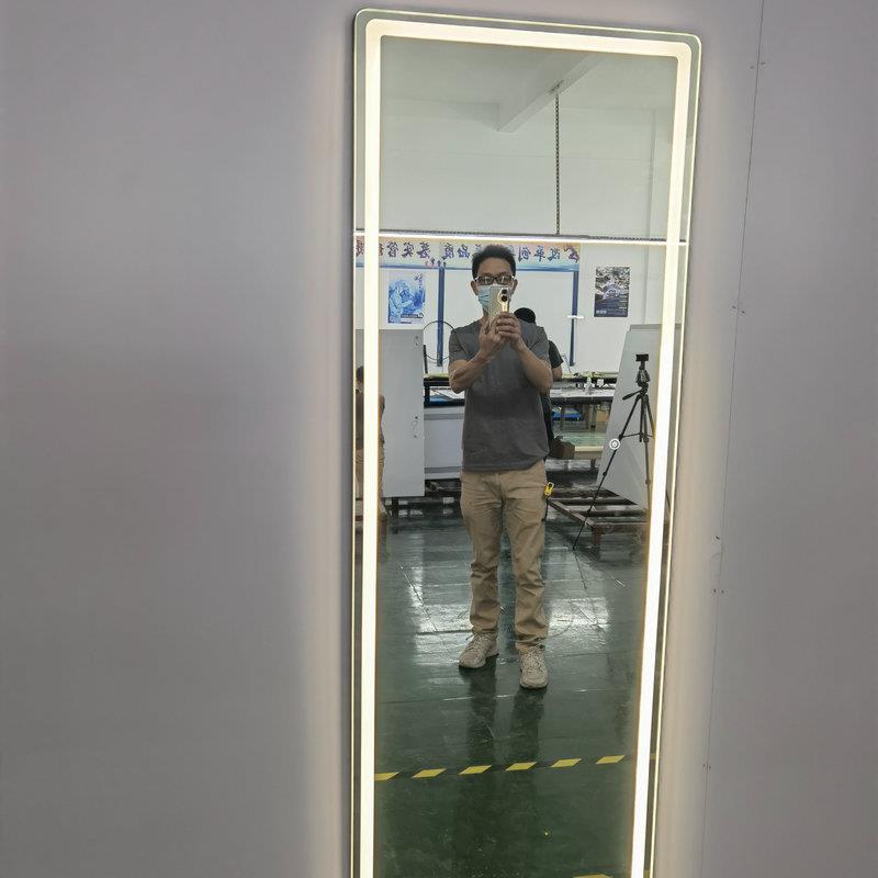 智能全壁镜穿衣落身地镜子贴墙家用挂化女生COI卧室妆宿舍立体试