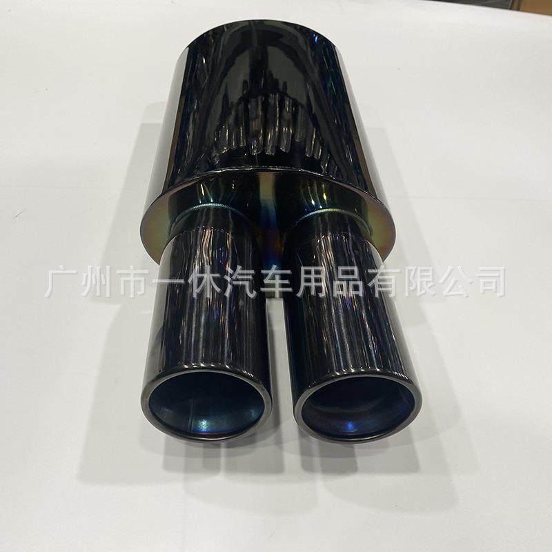 家直销汽车不锈钢改响跑厂车声浪通扁鼓直排用排气管斜装出大炮低