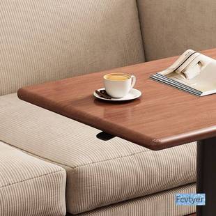 梦帆书家用桌子实木床边可移动可折叠小户型小升降电脑桌边几桌子