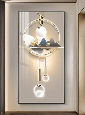 轻奢玄关装饰画门代约入户客厅走廊过道挂现画抽简象大气NVZ竖版