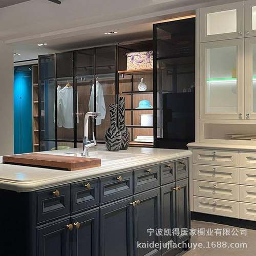 宁波体厨实木柜多层橱柜kd-cf01整吊柜地壁房橱设计工厂