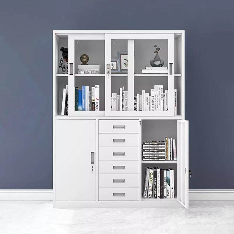 厂家直销公案室文件柜铁皮柜子收纳书柜WJG-Q235凭证柜档柜资料柜,商业/办公家具,办公储物柜,淘宝优惠券,粉丝福利购,淘宝优惠卷