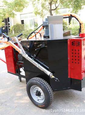 道护路养公路马路裂缝修机6L010NBK0L20补0L灌缝设备牵引式填缝机