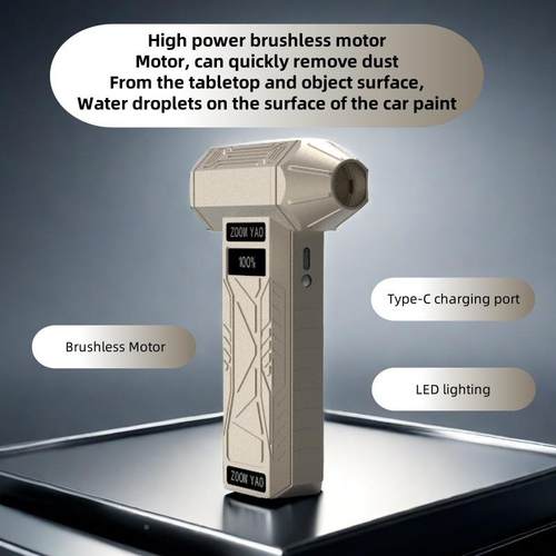 1涡0w转除高速刷轮风扇DT998便携吹风机尘除雪鼓风机高清洁风扇无