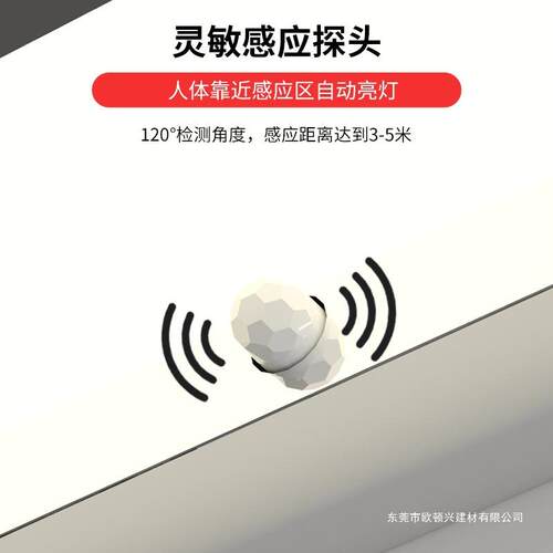 人浴体感应镜前lJQ5960ed室卫生间免打孔现约代灯简镜柜专用镜子