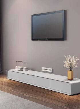 现代新中式极简新胡桃木PFS62877风客厅电视柜全中黑色人造板古简