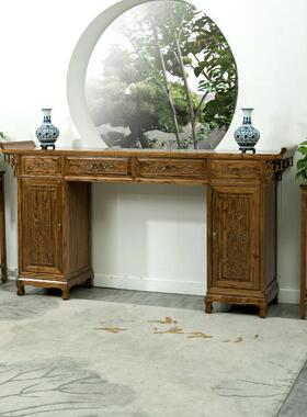 式供桌神桌条案家用中堂佛桌RHP供台香案条几台翘中头实木仿古供