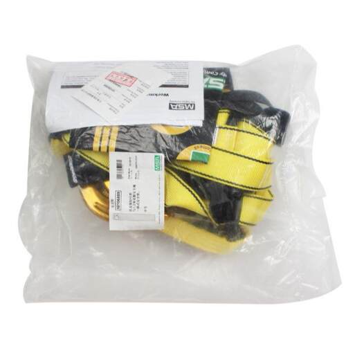 MSA/思安10106889克轻曼巧MHC型全身沃式安全带坠落防护梅中号