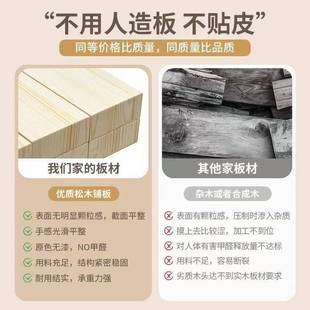 折叠床单人床家用可躺午休小床木条加床成人宿舍租房用硬板铁床架