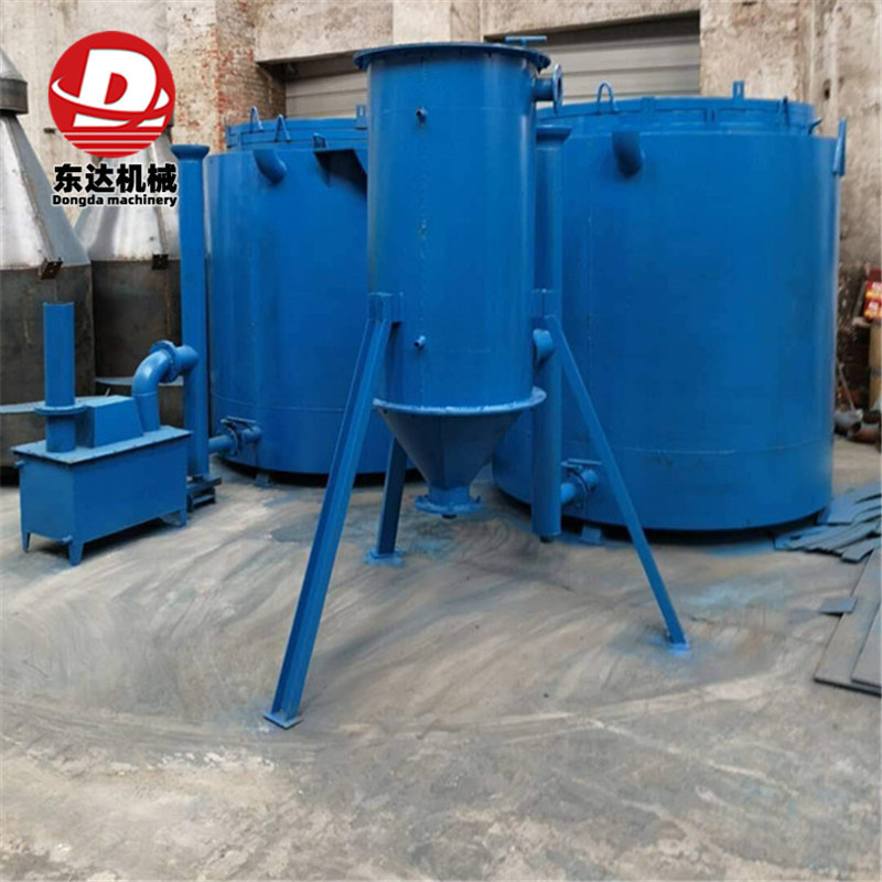 环保无烟卧式木炭化炉