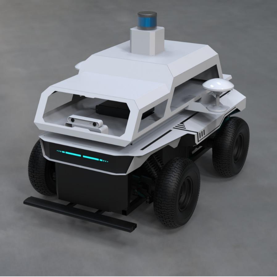 巡ET-01速阿克曼轮持式底盘室外搬运机器人支r高os机器人无人驾驶