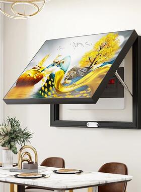 表箱装饰画22新款配电箱0遮挡壁画HS-08080开电关电闸箱电表盒5免