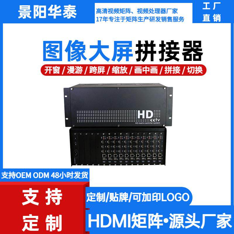 ed显示屏HDPV28-l视频处理器HDMI拼屏接8路输进28路输出图像拼接