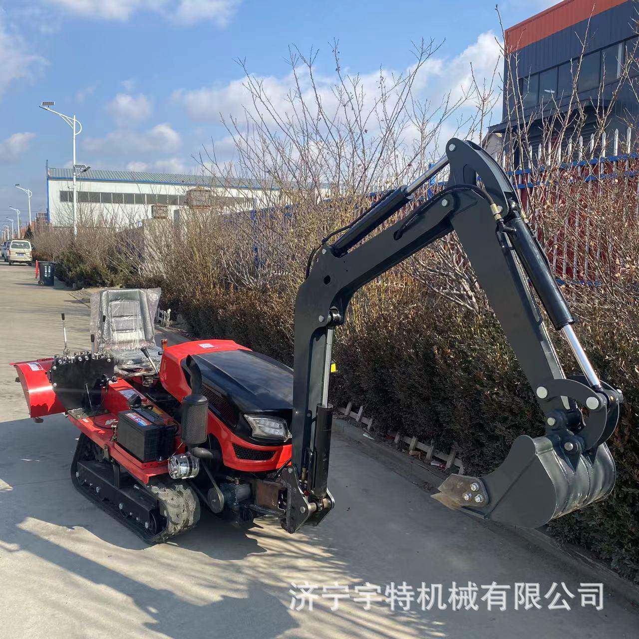 履WLB带式旋肥耕土机农用果园翻土开沟机耕柴油施除草旋松机农用