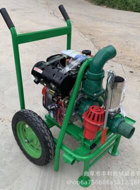 2寸3寸六汽四油抽水机推XOS大油箱寸寸自吸泵手式高压泵