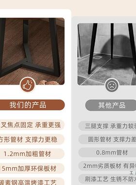 茶几客厅家台用PTE小户型发边几圆形沙阳小桌子茶柜桌简约床头置