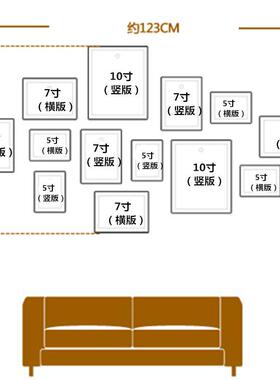 加厚实木相框饰组合1框（150/7/）照片墙3影楼装VFS专用直销