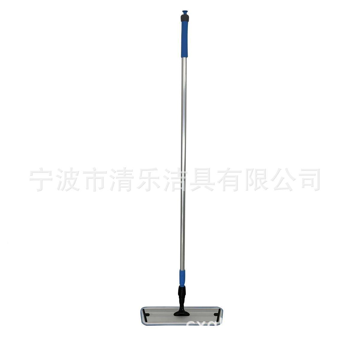 业业873工喷水拖把铝杆拖铝合金把杆自动喷水平板拖专把铝板拖把