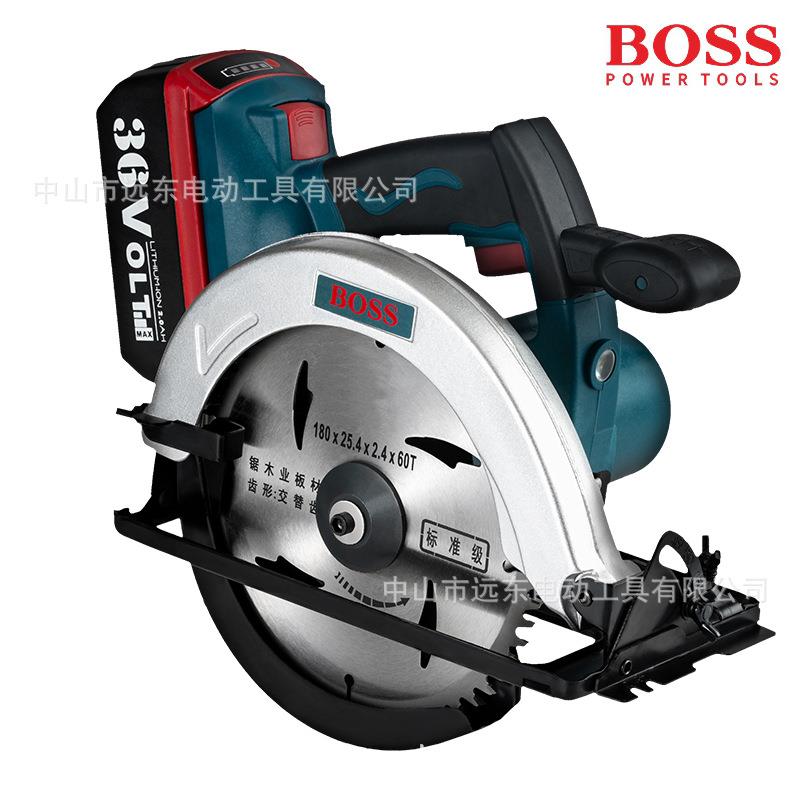 波士36V无刷锂电切割机电圆锯云石机工业级7寸充电式圆盘锯