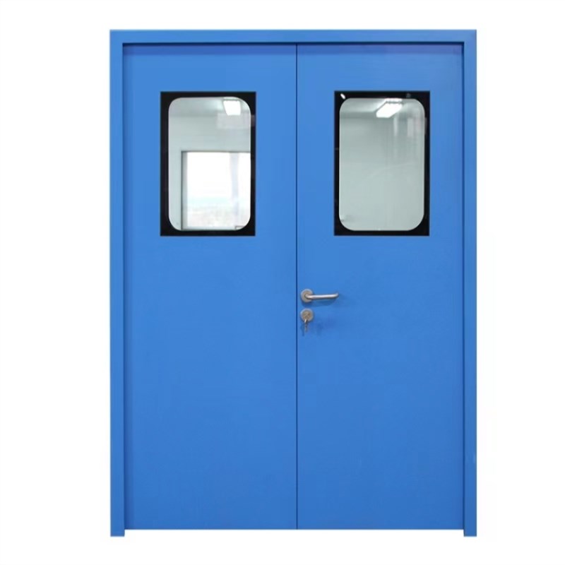 钢制净化门洁净不锈钢实验室通道单开定制食品厂钢质门无尘车间