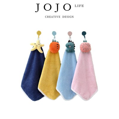 JOJOS L. PD.Branch.毛巾擦手巾挂式可爱超强吸水小毛巾  沅枝