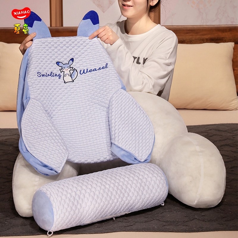 疾旋鼬抱枕床头靠垫软包大靠背床上护腰垫靠枕沙发抱枕宿舍枕头