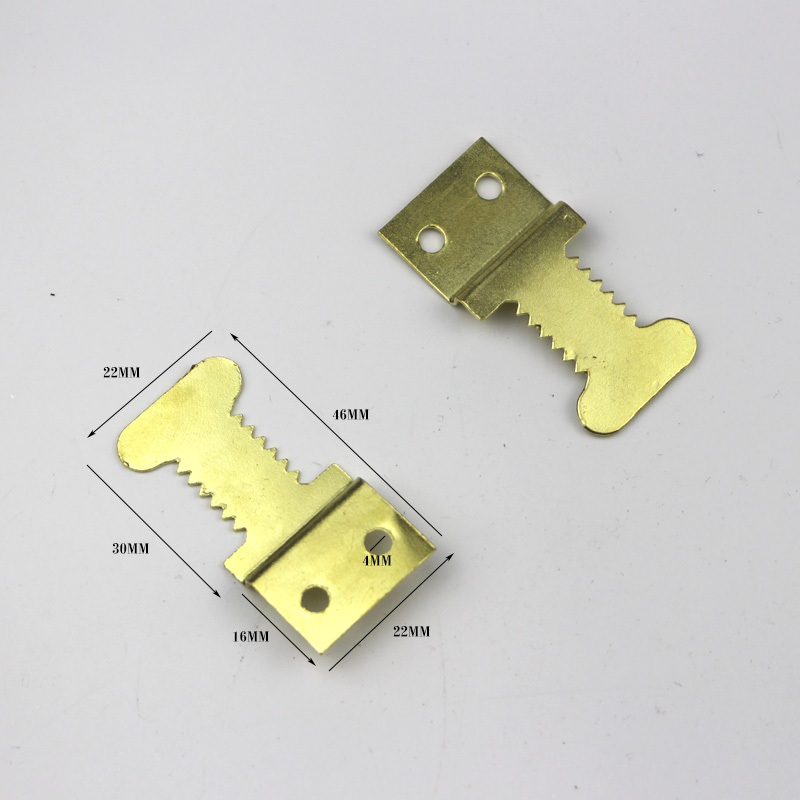 电表箱装饰画挂钩鱼骨挂钩挂钩锯齿挂相框配件暗挂200个