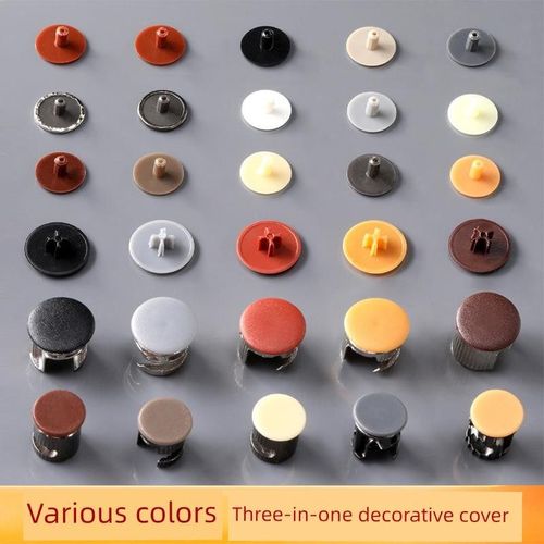 塑料盖螺丝钉扣柜子孔装饰钉眼圆头门洞自攻螺丝遮盖贴圆形塞盖帽