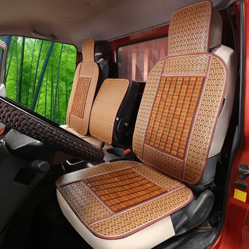 夏季竹片凉席汽车坐垫东风福瑞卡F F11 F7 F15四米二货车座垫